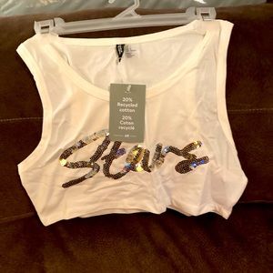 NWT H&M CROP SHIRT
